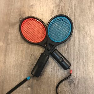 2 Piece Advanctech Tennis Racket Hand Grip for Nintendo Switch Joy-Con